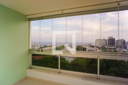 Varanda da Sala de apartamento para alugar com 2 quartos, 84m² em Barra da Tijuca, Rio de Janeiro