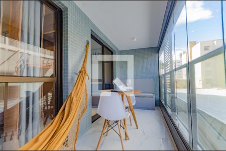 Varanda gourmet de apartamento para alugar com 1 quarto, 34m² em Barra, Salvador