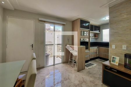 Sala de apartamento à venda com 2 quartos, 88m² em Nova Petrópolis, São Bernardo do Campo