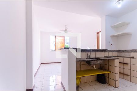Sala/Cozinha de apartamento para alugar com 1 quarto, 43m² em Amaralina, Salvador