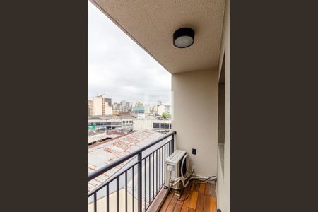 Varanda de kitnet/studio para alugar com 1 quarto, 26m² em Centro Histórico de São Paulo, São Paulo