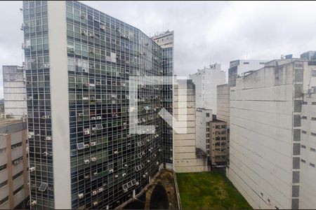 Vista da Sala/Quarto de apartamento para alugar com 1 quarto, 36m² em Centro, Niterói