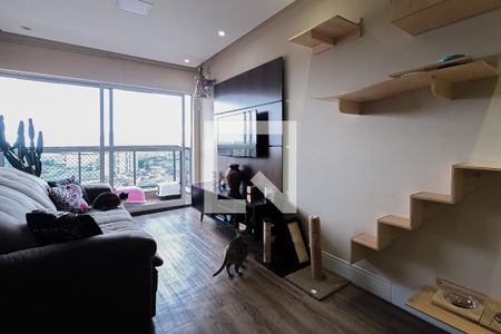 Sala de apartamento à venda com 3 quartos, 88m² em Vila Augusta, Guarulhos