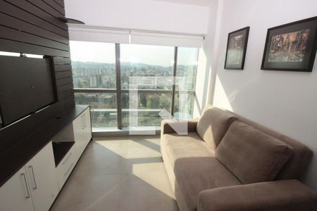 Sala de apartamento à venda com 1 quarto, 48m² em Praia de Belas, Porto Alegre