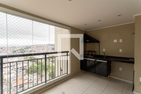 Varanda da Sala de apartamento para alugar com 2 quartos, 56m² em Jardim Flor da Montanha, Guarulhos