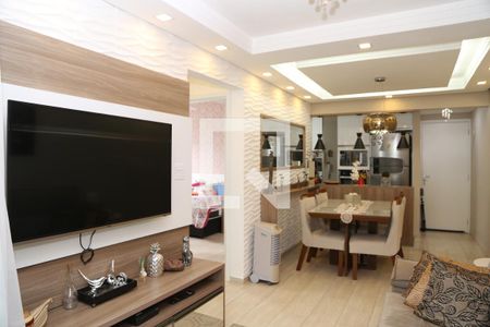 Sala de apartamento para alugar com 2 quartos, 62m² em Cidade Ocian, Praia Grande