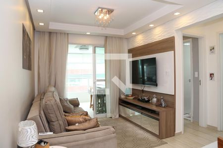 Sala de Estar de apartamento para alugar com 2 quartos, 62m² em Cidade Ocian, Praia Grande