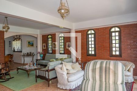 Sala de casa de condomínio para alugar com 5 quartos, 485m² em Jardim Colônia, Jundiaí