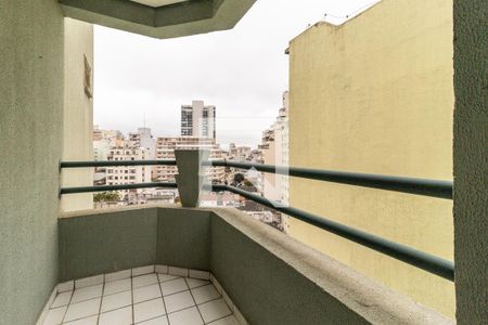 Varanda do Quarto de apartamento para alugar com 1 quarto, 28m² em Vila Buarque, São Paulo