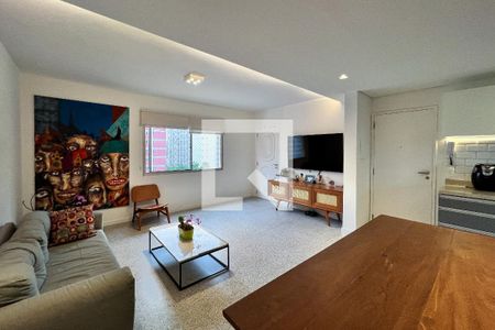 Sala de apartamento para alugar com 3 quartos, 86m² em Vila Olímpia, São Paulo