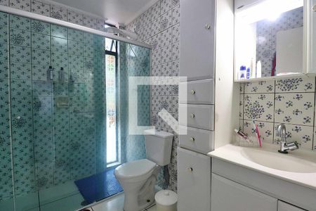 Banheiro da Suíte de apartamento para alugar com 4 quartos, 160m² em Campestre, Santo André