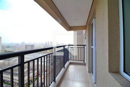 Varanda da Sala de apartamento para alugar com 2 quartos, 60m² em Campestre, Santo André