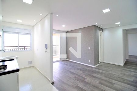 Sala/Cozinha de apartamento para alugar com 2 quartos, 60m² em Campestre, Santo André