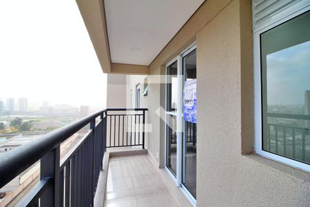 Varanda da Sala de apartamento para alugar com 2 quartos, 60m² em Campestre, Santo André