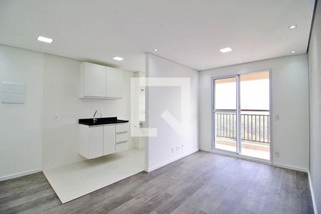 Sala/Cozinha de apartamento para alugar com 2 quartos, 60m² em Campestre, Santo André