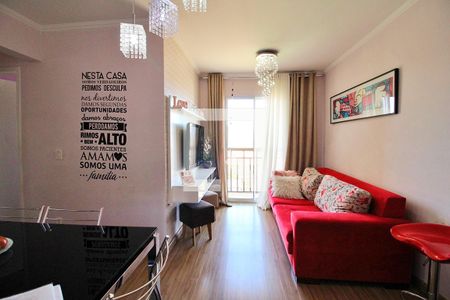 Sala de apartamento à venda com 3 quartos, 60m² em Parque Erasmo Assunção, Santo André