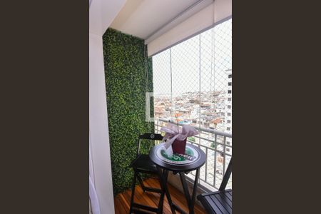 Varanda da Sala de apartamento à venda com 2 quartos, 50m² em Vila Antonieta, São Paulo
