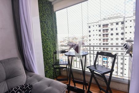 Varanda da Sala de apartamento à venda com 2 quartos, 50m² em Vila Antonieta, São Paulo