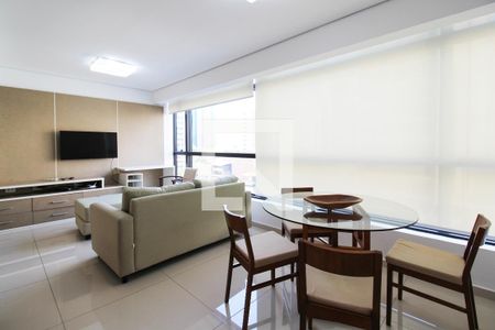 Sala de apartamento à venda com 1 quarto, 64m² em Vila Olímpia, São Paulo