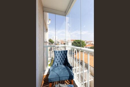 Varanda Sala de apartamento à venda com 1 quarto, 47m² em Parque Vitória, São Paulo