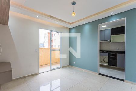 Sala de apartamento para alugar com 2 quartos, 53m² em Vila João Ramalho, Santo André