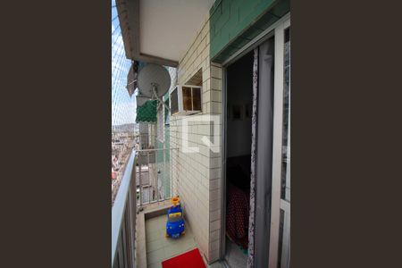 Varanda da Sala de apartamento à venda com 2 quartos, 48m² em Todos Os Santos, Rio de Janeiro