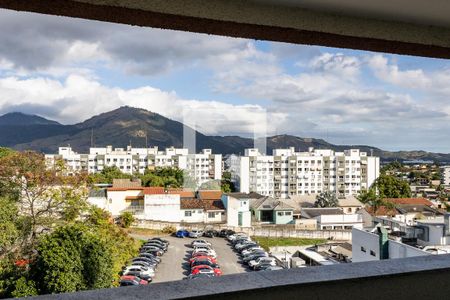 Vista da Sala/Cozinha de apartamento para alugar com 1 quarto, 35m² em Campo Grande, Rio de Janeiro
