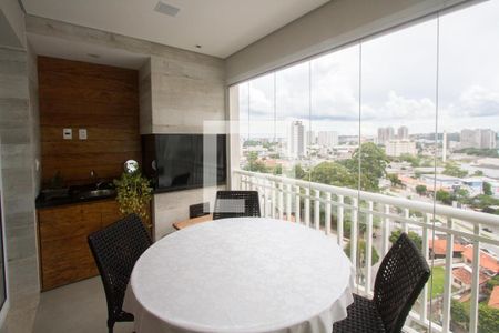 Varanda de apartamento à venda com 3 quartos, 121m² em Jardim Caravelas, São Paulo