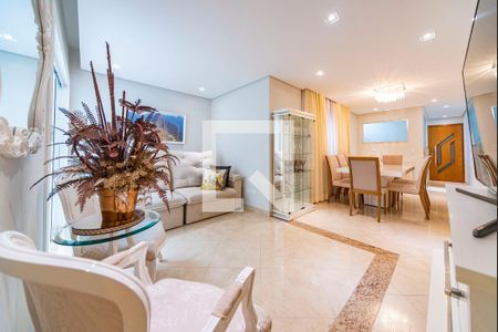 Sala de apartamento à venda com 3 quartos, 84m² em Vila Eldízia, Santo André