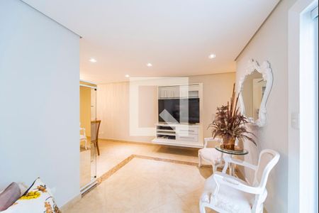 Sala de apartamento à venda com 3 quartos, 84m² em Vila Eldízia, Santo André