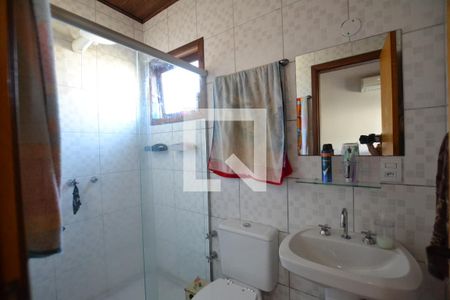 Banheiro da Suíte de casa de condomínio à venda com 2 quartos, 80m² em Hípica, Porto Alegre
