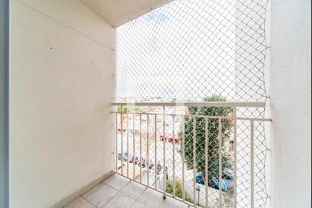 Varanda da Sala de apartamento à venda com 3 quartos, 62m² em Vila Alzira, Santo André