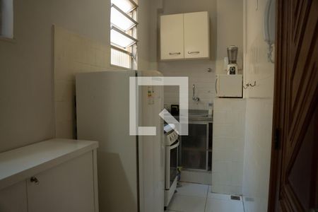 Cozinha de apartamento para alugar com 1 quarto, 40m² em Santa Teresa, Rio de Janeiro