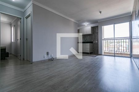 Sala de apartamento para alugar com 2 quartos, 47m² em Conjunto Habitacional Brás Cubas, Mogi das Cruzes