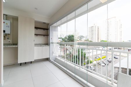 Varanda Sala  de apartamento à venda com 2 quartos, 57m² em Jardim Prudência, São Paulo