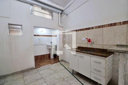 Cozinha de casa para alugar com 1 quarto, 37m² em Parque das Nações, Santo André