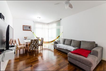 Sala de apartamento para alugar com 3 quartos, 130m² em Pompéia, Santos