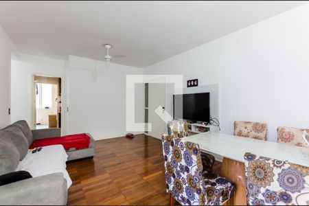 Sala de apartamento para alugar com 3 quartos, 130m² em Pompéia, Santos