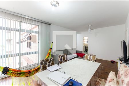 Sala de apartamento para alugar com 3 quartos, 130m² em Pompéia, Santos