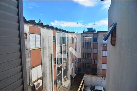 Vista Sala de apartamento à venda com 2 quartos, 51m² em Guajuviras, Canoas
