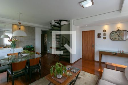 Sala de apartamento à venda com 4 quartos, 250m² em Santo Antônio, Belo Horizonte