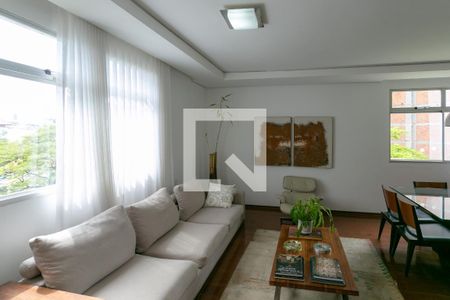 Sala de apartamento à venda com 4 quartos, 250m² em Santo Antônio, Belo Horizonte