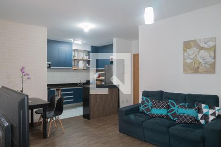 Sala de apartamento à venda com 3 quartos, 78m² em Cecap, Jundiaí