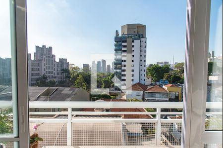 Vista da varanda de apartamento à venda com 1 quarto, 70m² em Vila Mariana, São Paulo