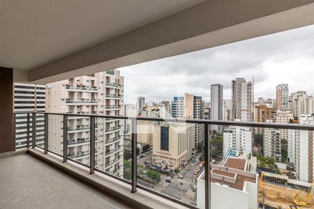 Varanda de apartamento à venda com 3 quartos, 157m² em Indianópolis, São Paulo