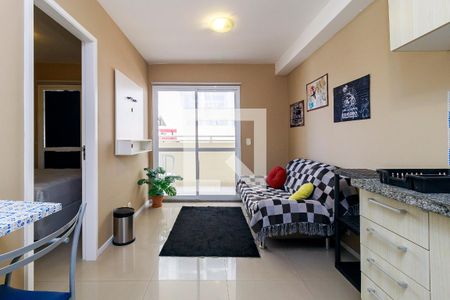 Sala de apartamento para alugar com 1 quarto, 33m² em Santo Amaro, São Paulo