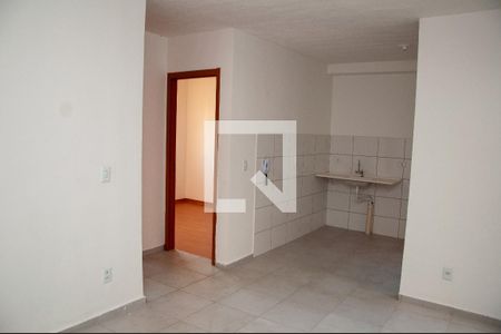 Sala e Cozinha de apartamento à venda com 2 quartos, 44m² em Sapucaias, Contagem