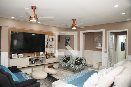 Sala de Estar de apartamento para alugar com 3 quartos, 160m² em Ocian, Praia Grande