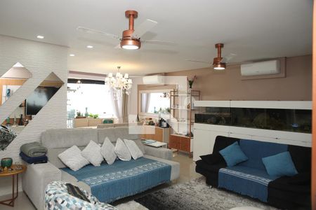 Sala de Estar de apartamento para alugar com 3 quartos, 160m² em Ocian, Praia Grande
