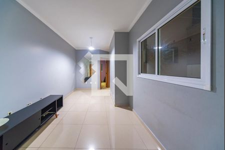 Sala de apartamento à venda com 2 quartos, 55m² em Vila Linda, Santo André